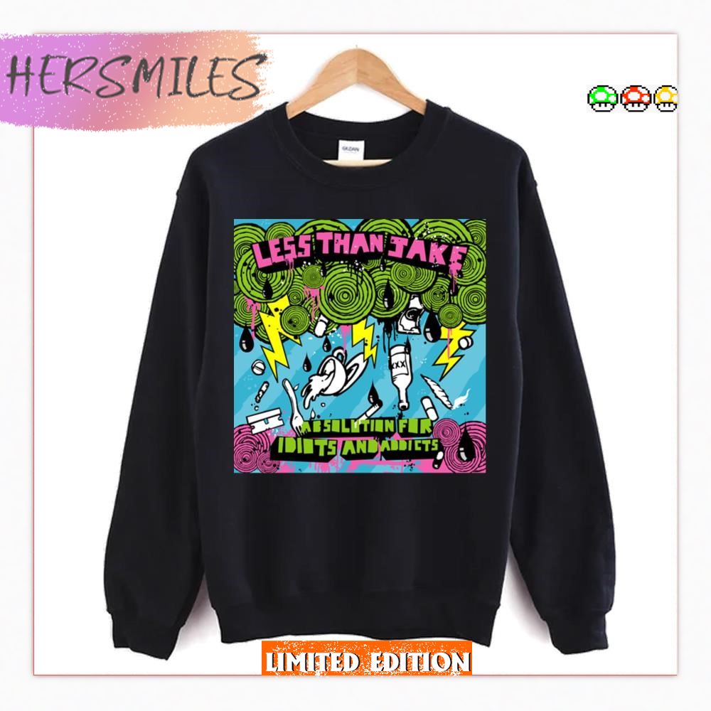 Absolution For Idiots And Addicts Less Than Jake T-shirt Absolution For Idiots And Addicts Less Than Jake T-shirt