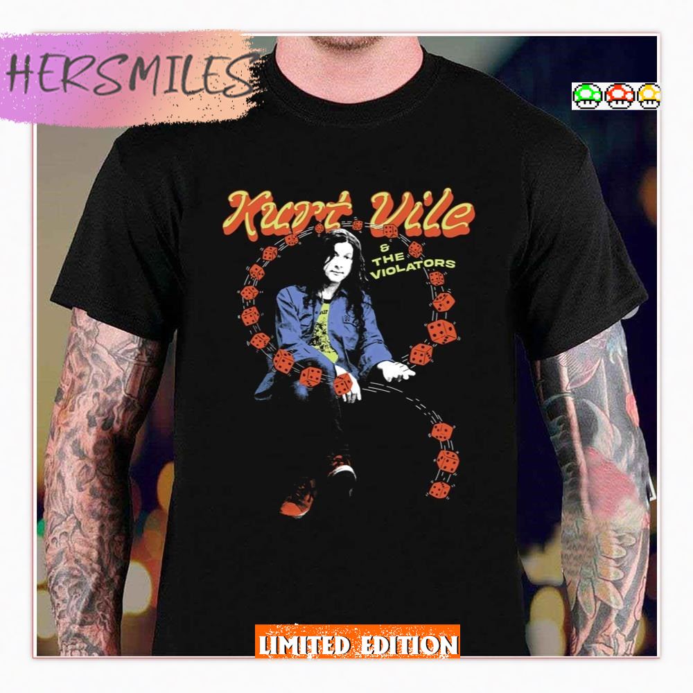 Album Between The Waves Kurt Vile T-Shirt Album Between The Waves Kurt Vile T-Shirt