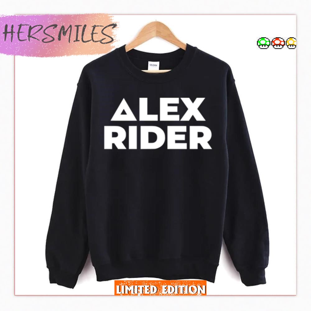 Alex Rider White Typographic Design T-shirt