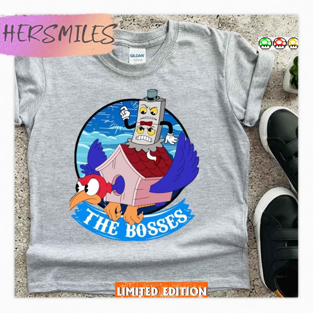Beautiful Model Multiplayer Cuphead Video Game T-shirt