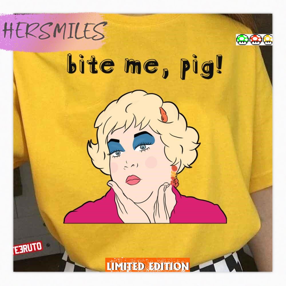 Bite Me Pig The Drew Carey Show T-Shirt