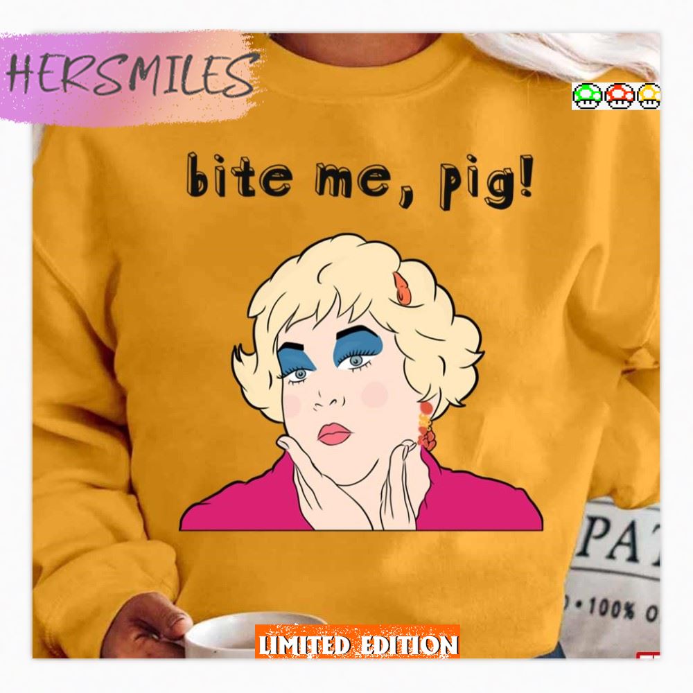 Bite Me Pig The Drew Carey Show T-Shirt