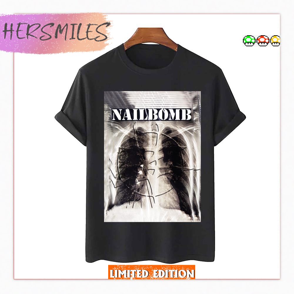 Black And White Lung Nailbomb T-shirt