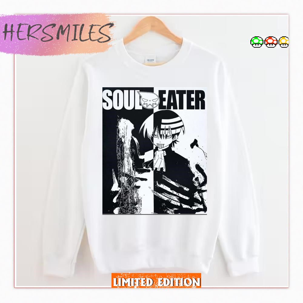Black And White Soul Eater T-shirt