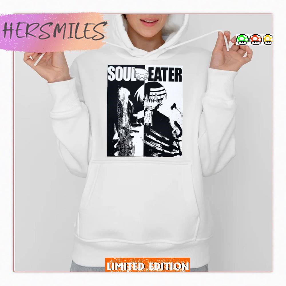 Black And White Soul Eater T-shirt