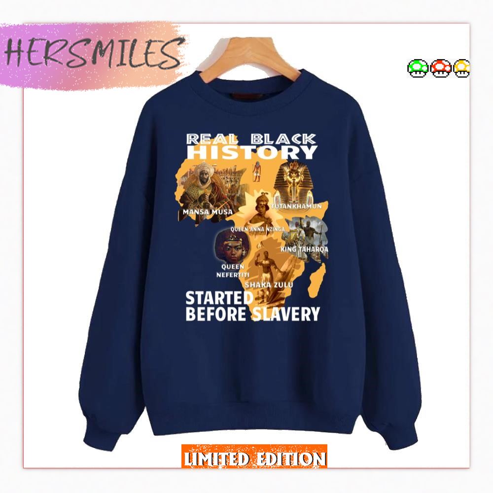 Black Consciousness Real Black History T-shirt
