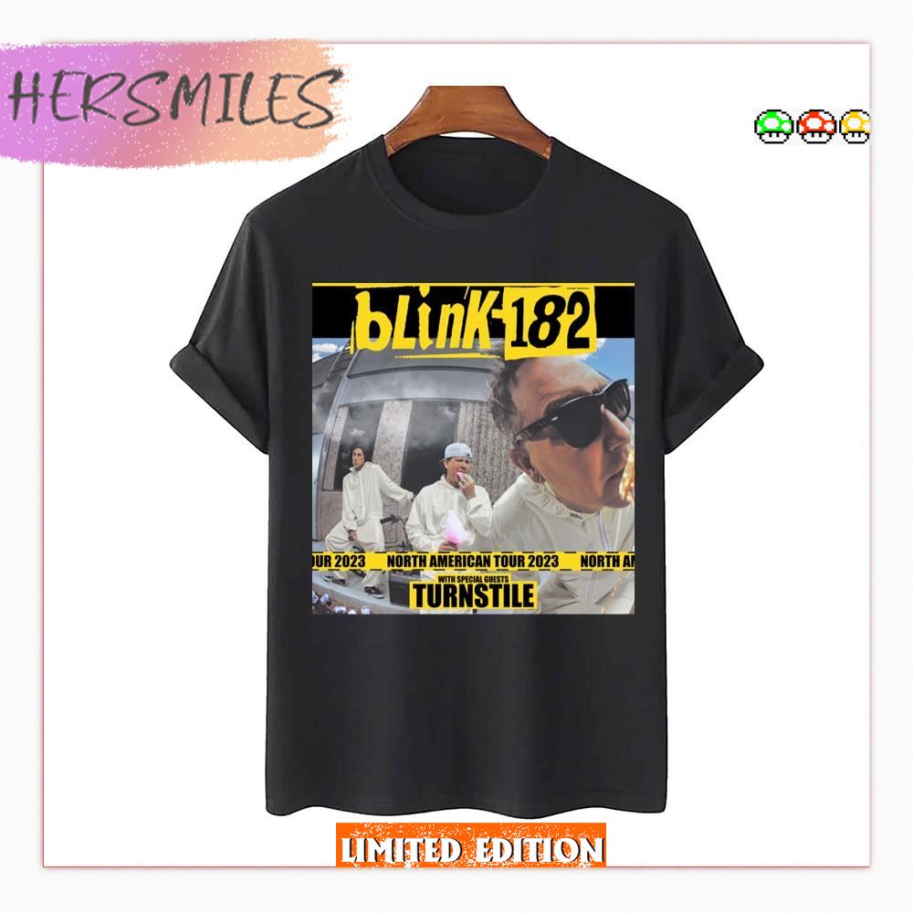 Blink The Turnstile 2023 New Tour T-shirt