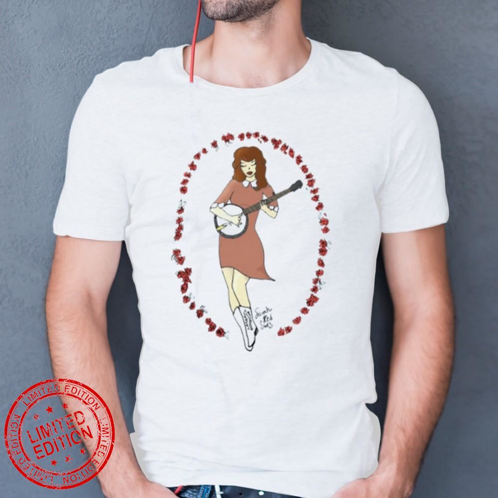 Bluegrass Gal Banjo Pinup Girl Patsy Cline T-Shirt Bluegrass Gal Banjo Pinup Girl Patsy Cline T-Shirt