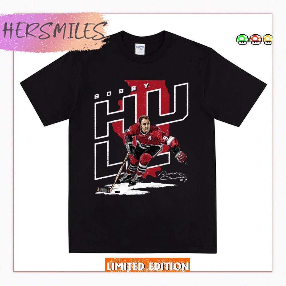Bobby Hull Player Map T-shirt
