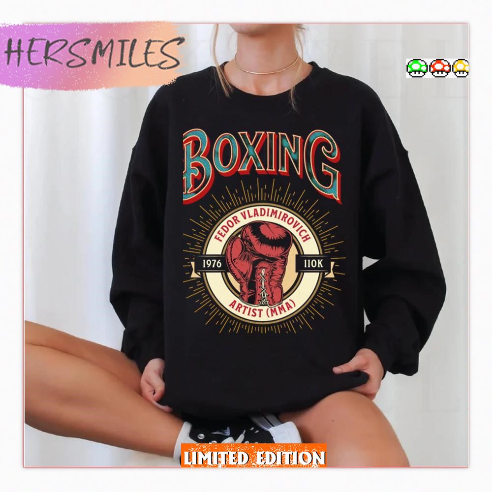 Boxing Logo Fedor Emelianenko Artist Mma T-Shirt