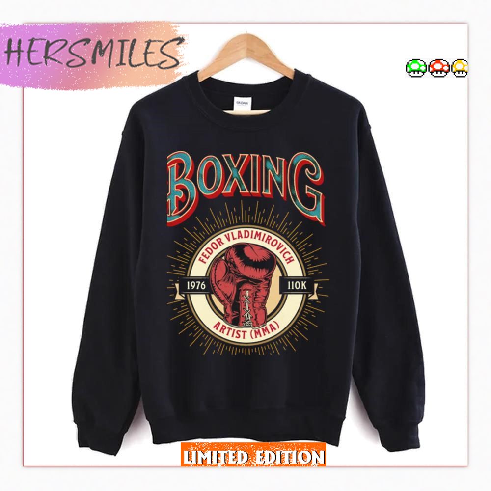 Boxing Logo Fedor Emelianenko Artist Mma T-Shirt