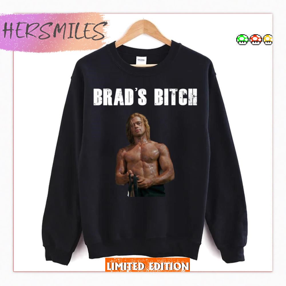 Brad’s Bitch Burn After Reading Brad Pitt Troy T-Shirt