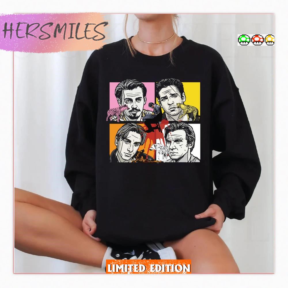 Cartoon Version Reservoir Dogs Le Iene 1992 T-Shirt