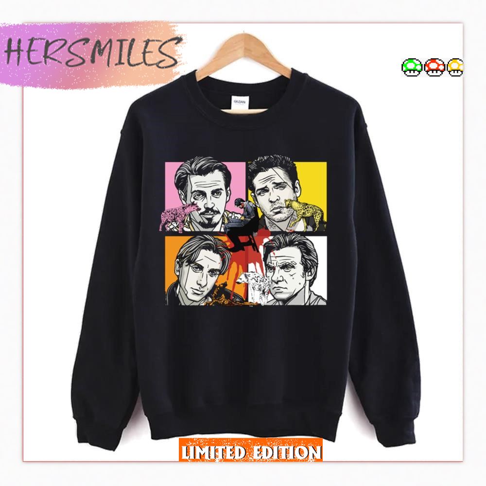 Cartoon Version Reservoir Dogs Le Iene 1992 T-Shirt