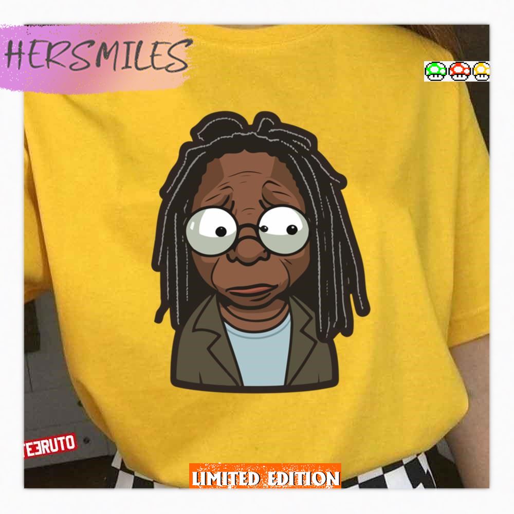 Cartoon Whoopi Goldberg Meme T-Shirt