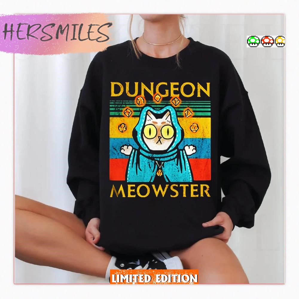 Cat Dungeon Meowster Vintage T-shirt