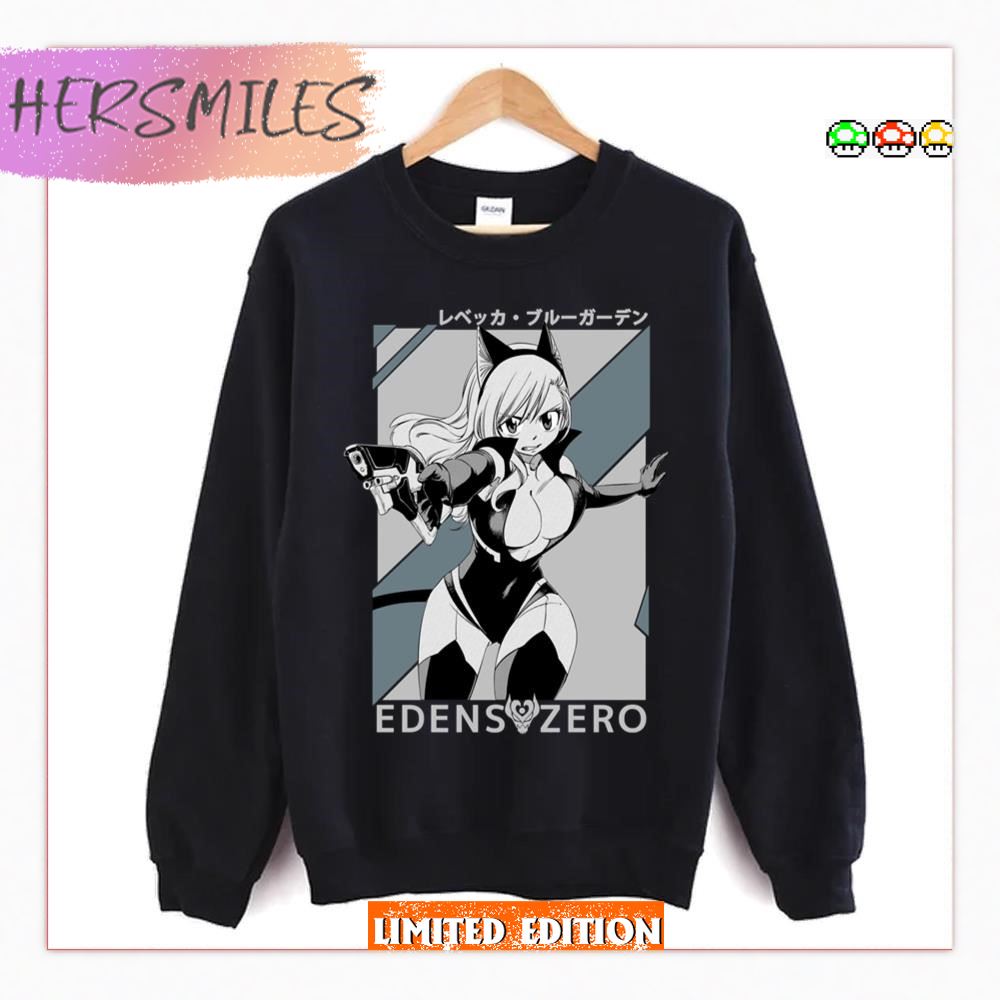 Cat Rebecca Bluegarden Neko Edens Zero T-shirt Cat Rebecca Bluegarden Neko Edens Zero T-shirt