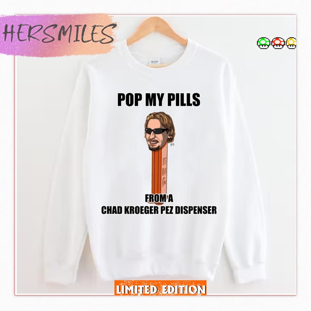 Chad Kroeger Pez Dispenser Nickleback T-shirt