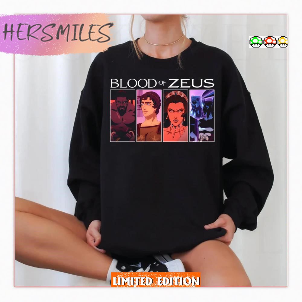 Characters Design Blood Of Zeus T-shirt