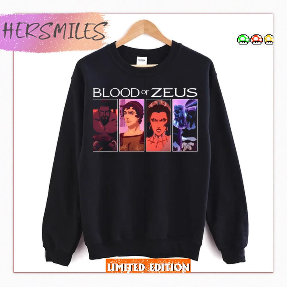 Characters Design Blood Of Zeus T-shirt
