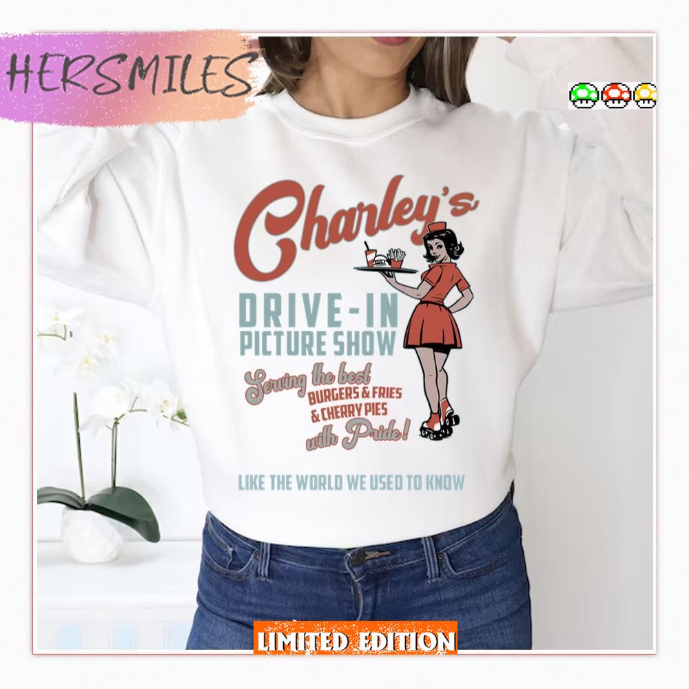 Charley Pride Inspired Burger And Fries T-Shirt