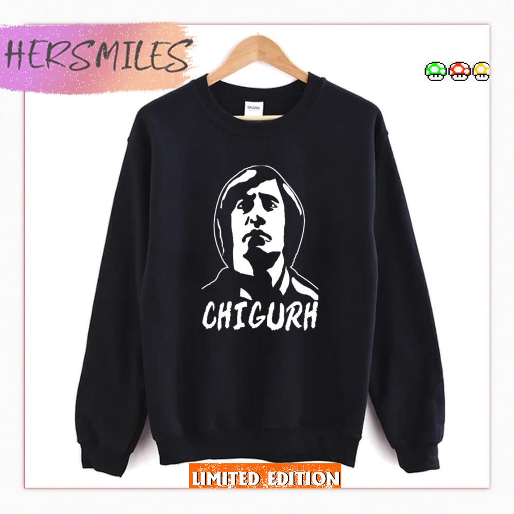 Chigurh Portrait In No Country For Old Men T-Shirt