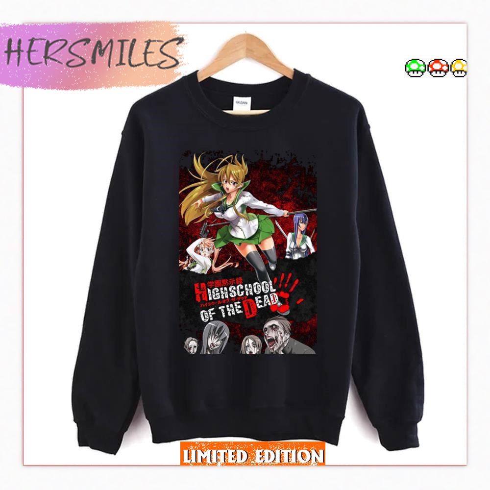 Chracters In High School Of The Dead T-shirt