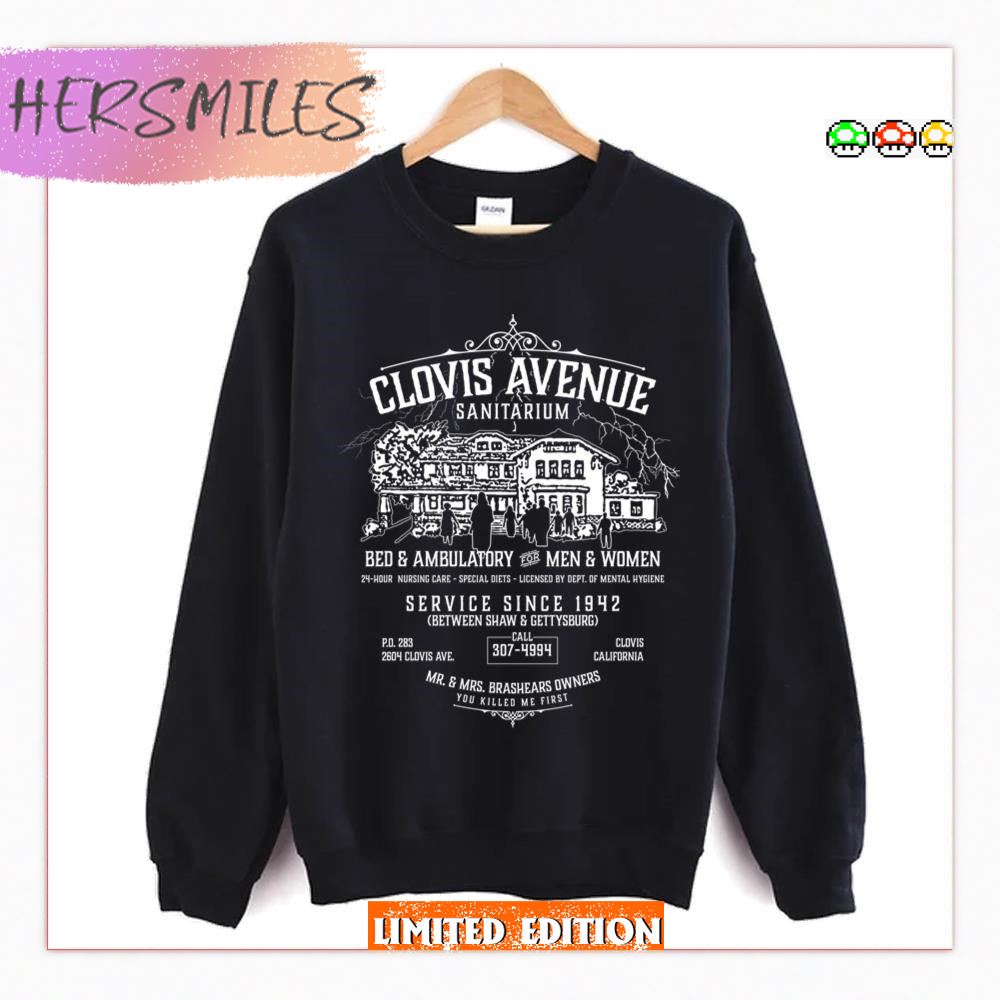 Clovis Avenue Sanitarium Ghost Adventures T-shirt