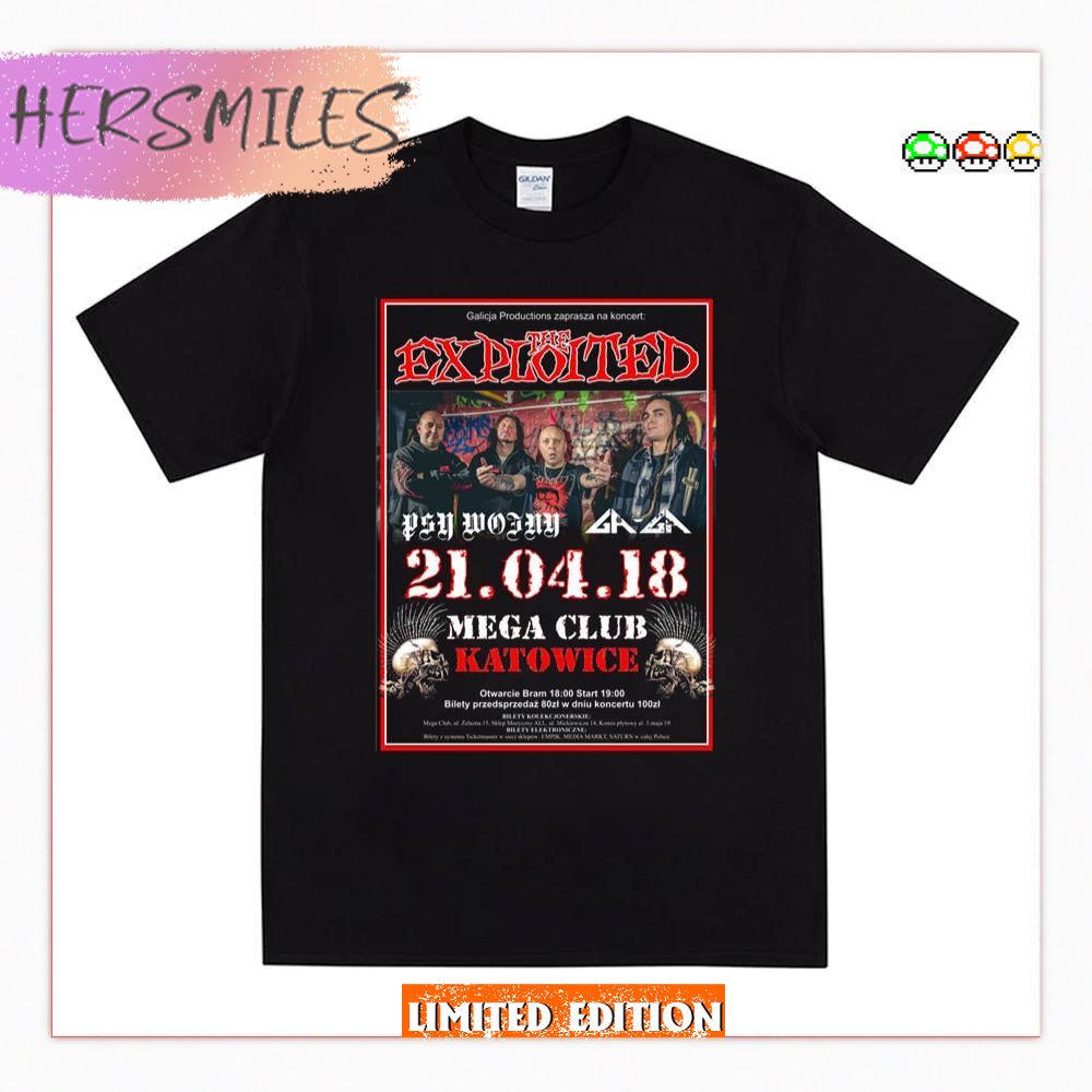 Club The Exploited On Stage T-shirt