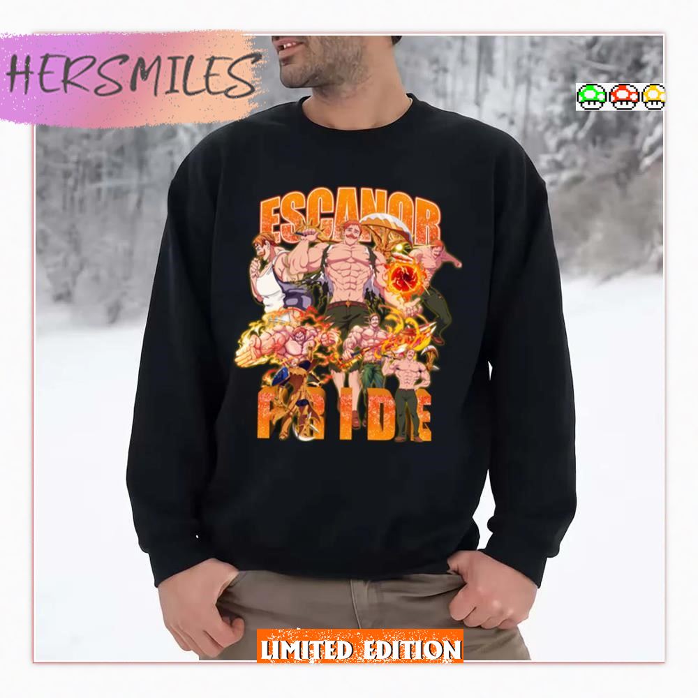 Collage Design Escanor Seven Deadly Sins T-shirt