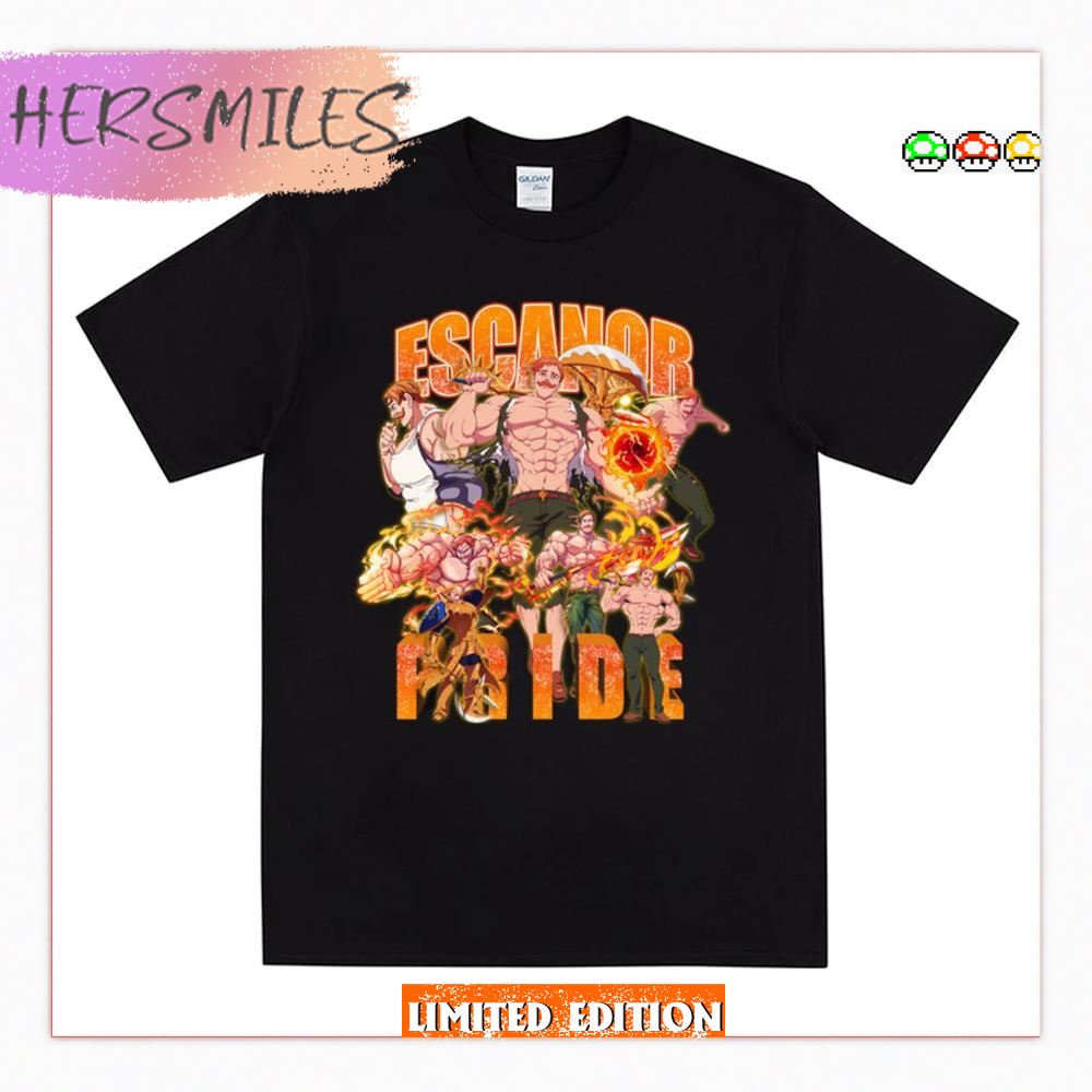 Collage Design Escanor Seven Deadly Sins T-shirt
