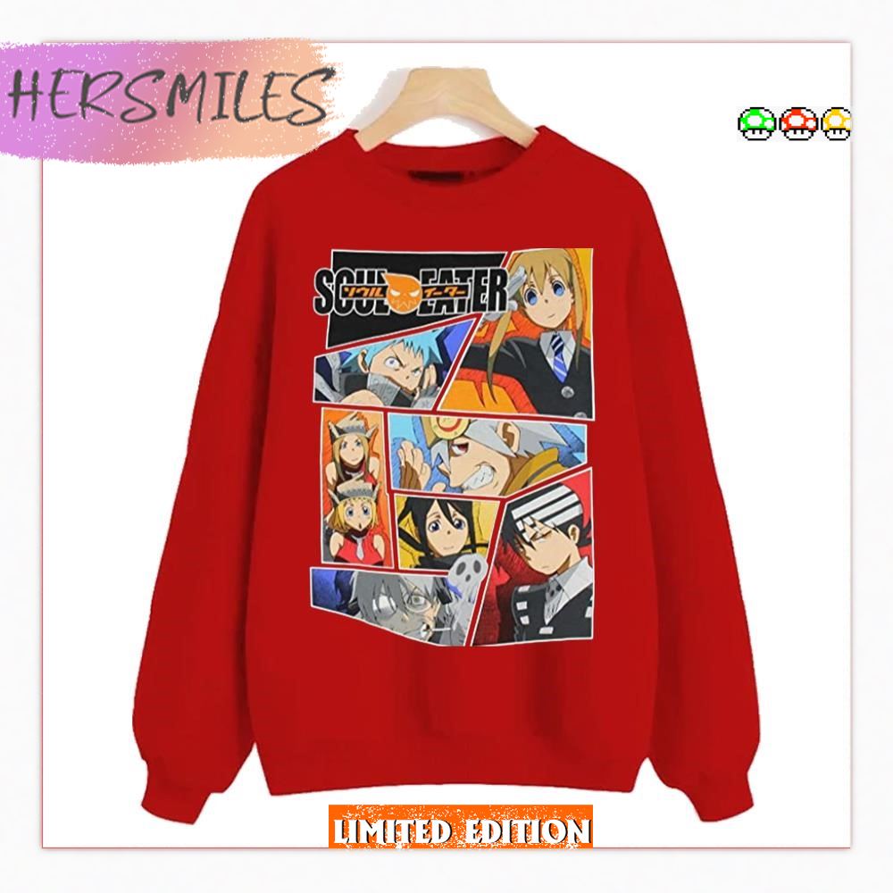 Colored Design Soul Eater Anime T-shirt