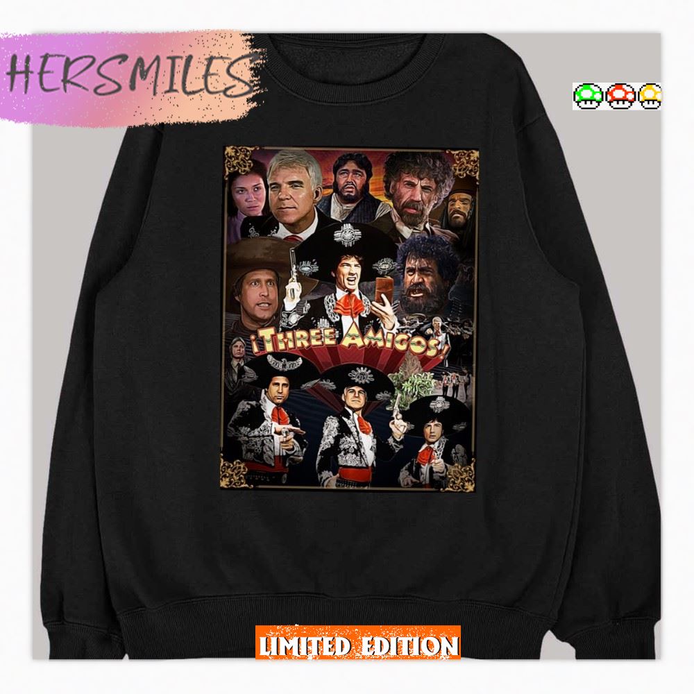 Comedy Movie Three Amigos T-shirt