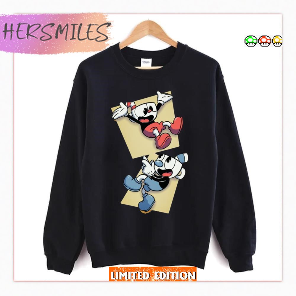 Cupphead Red And Blue The Cuphead Show T-shirt