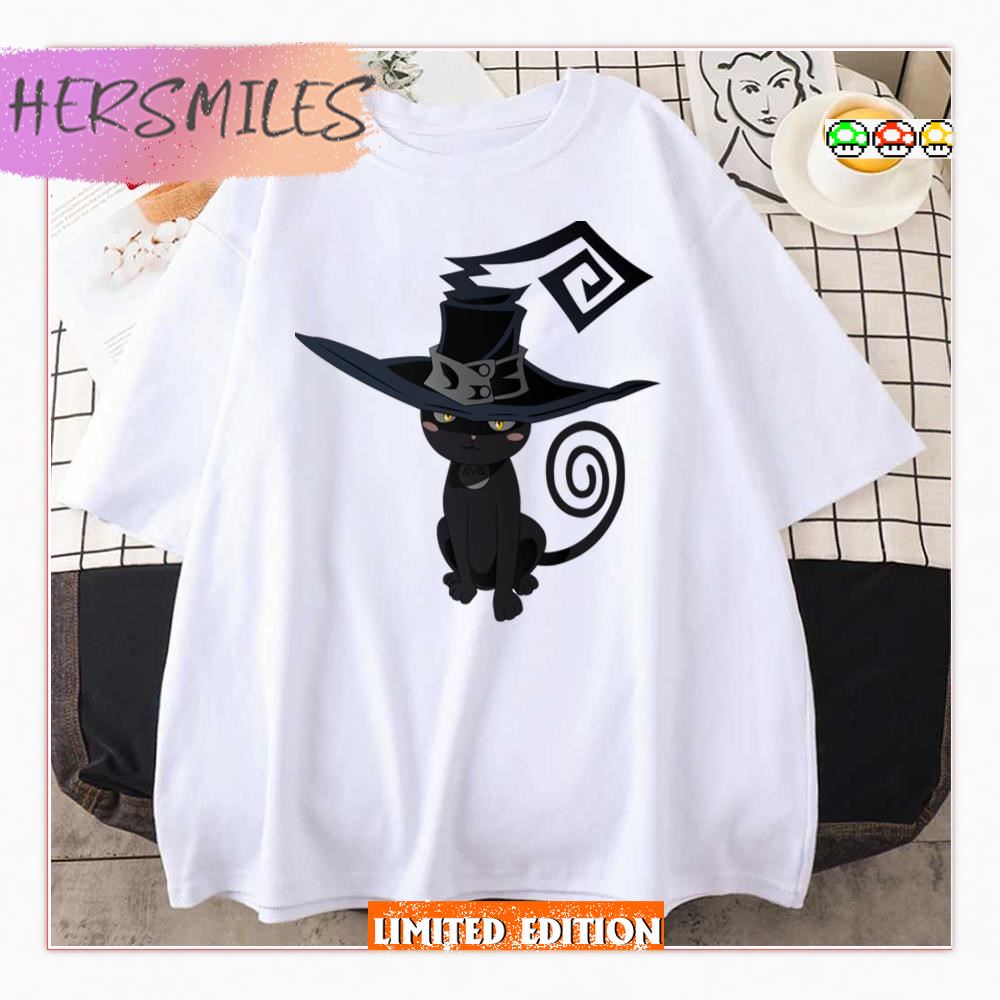 Cute Cat Blair Eater Manga Graphic Soul Eater T-shirt
