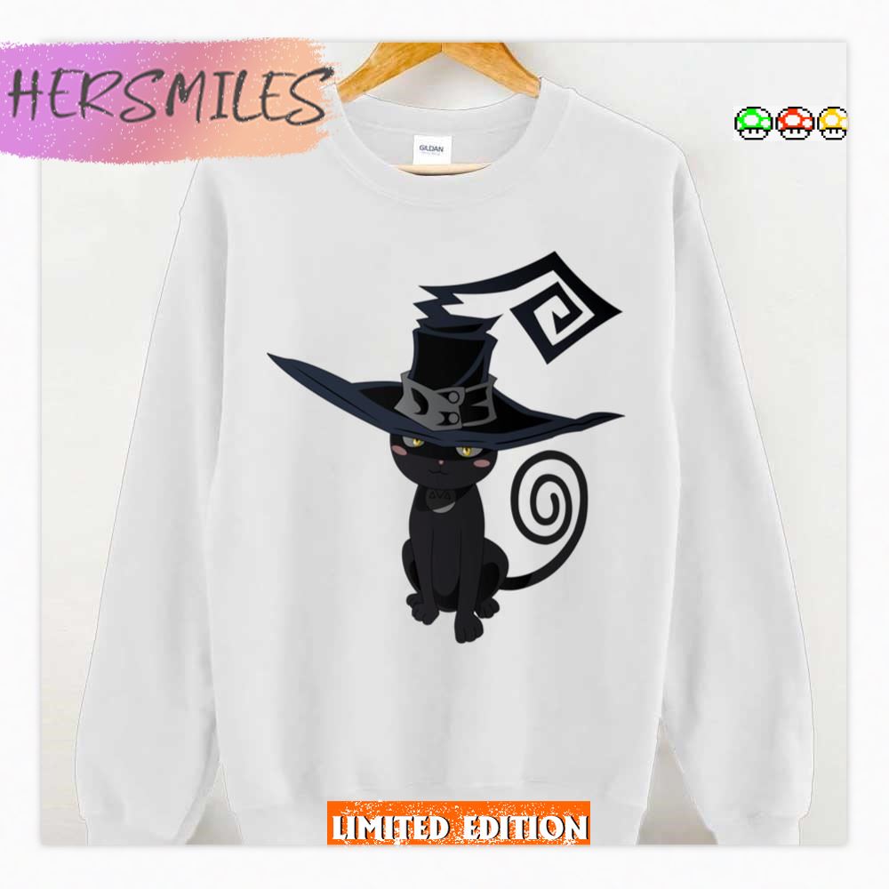 Cute Cat Blair Eater Manga Graphic Soul Eater T-shirt