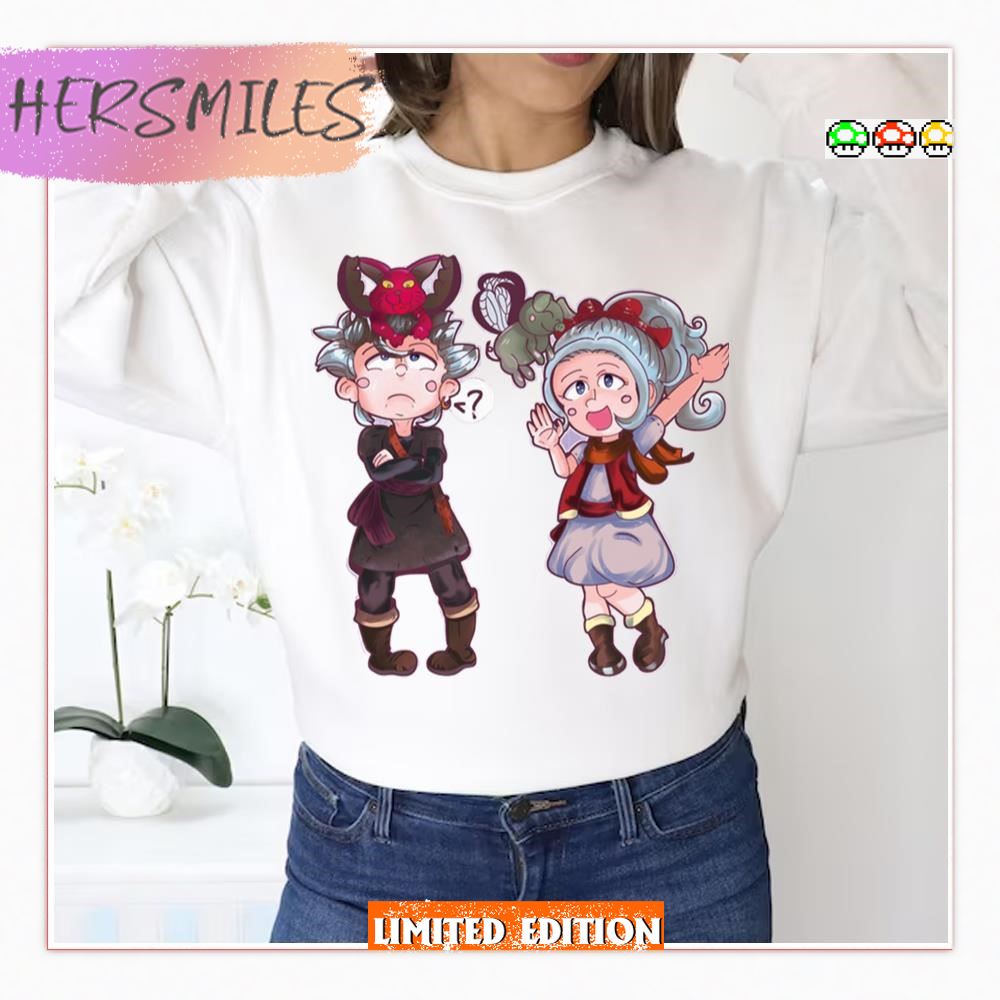 Cute Chibi Erik And Mia From Dragon Quest T-shirt