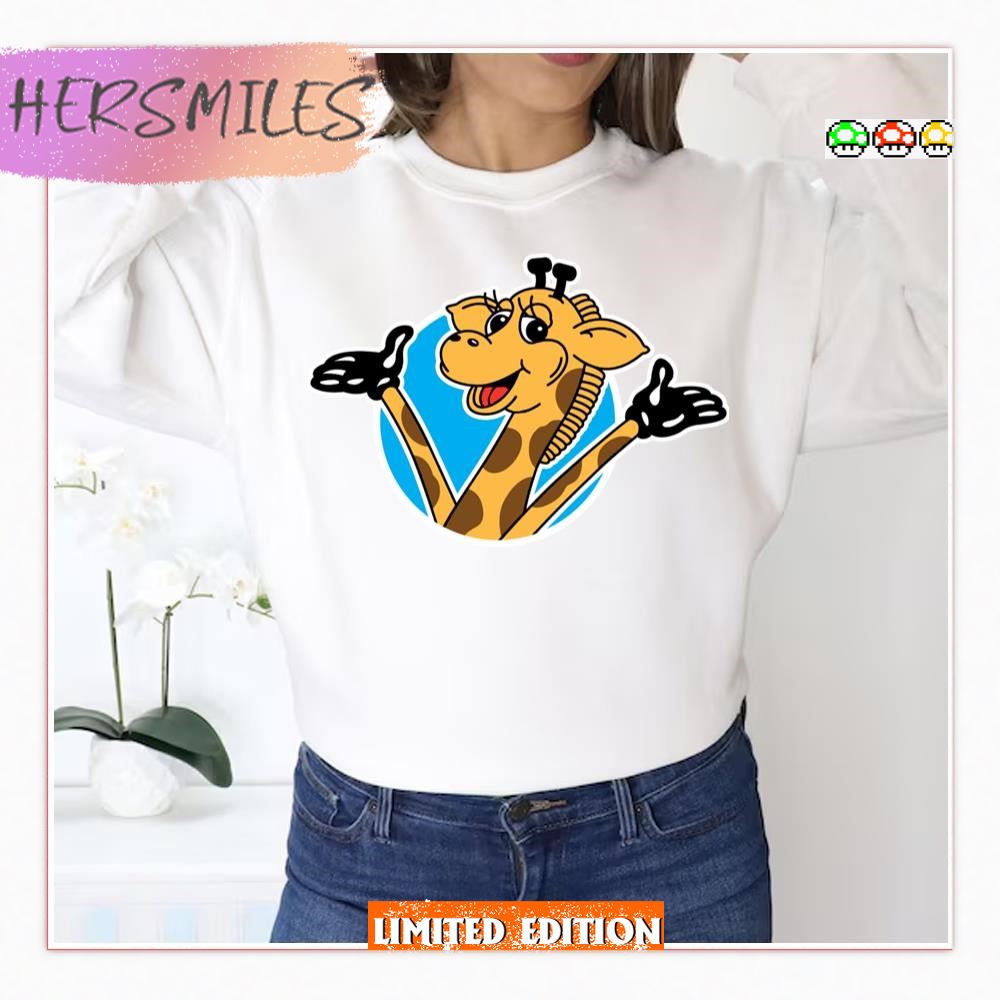 Cute Giraffe Design Healty Harold T-shirt