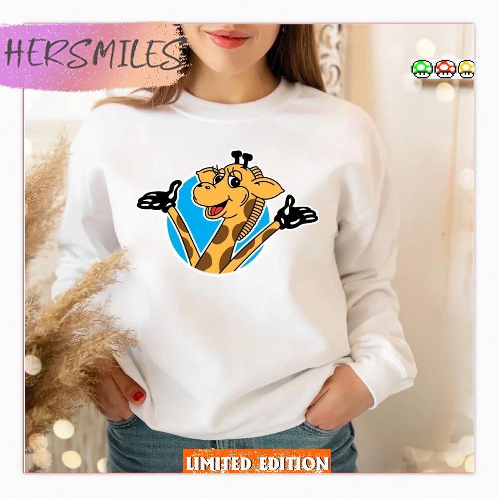 Cute Giraffe Design Healty Harold T-shirt
