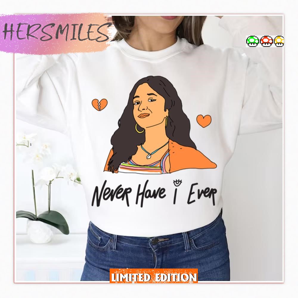 Cute Portrait Never Have I Ever Devi T-shirt