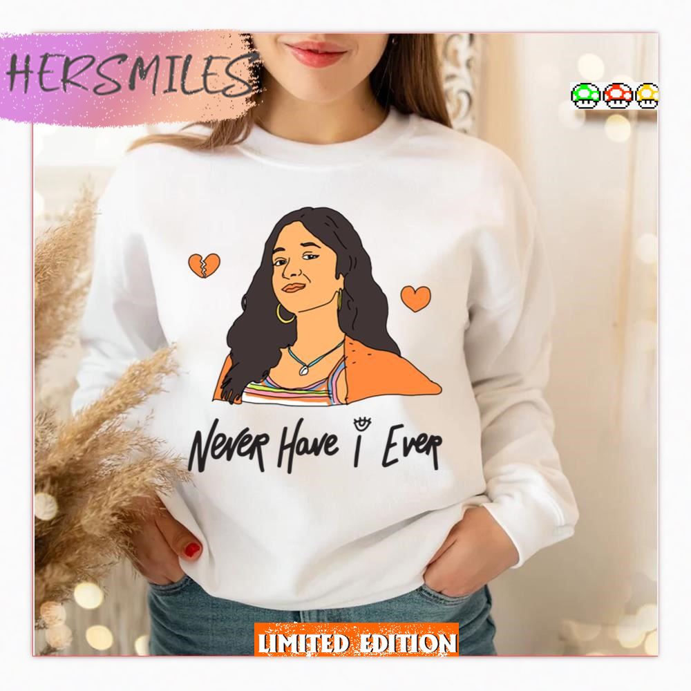 Cute Portrait Never Have I Ever Devi T-shirt