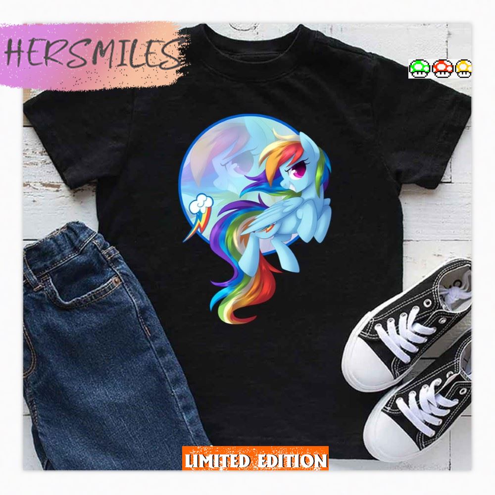 Dash My Little Pony Rainbow Hair T-shirt