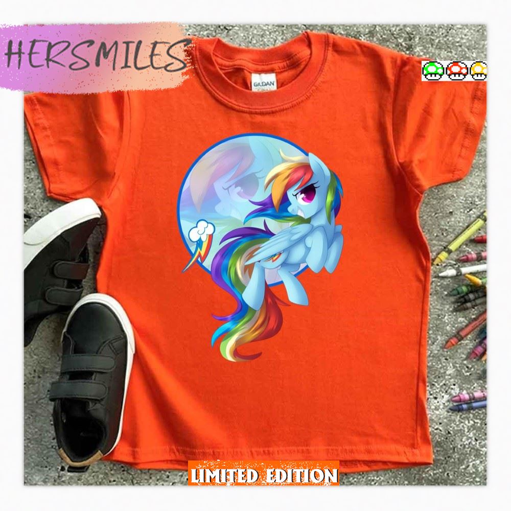 Dash My Little Pony Rainbow Hair T-shirt Dash My Little Pony Rainbow Hair T-shirt