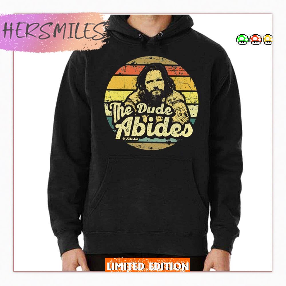 Distressed Design The Big Lebowski The Dude Abides T-Shirt