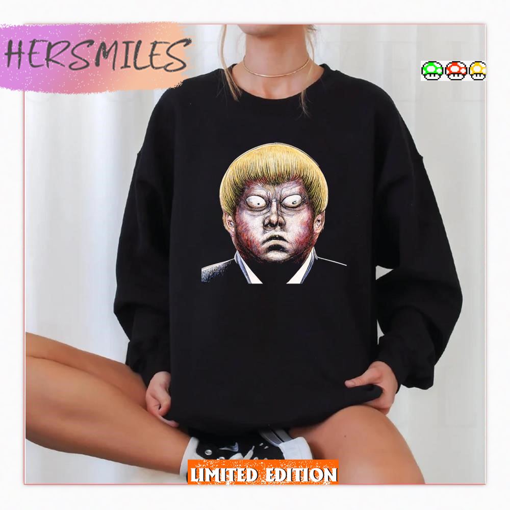 Donald Trump Junji Ito Politicians T-shirt