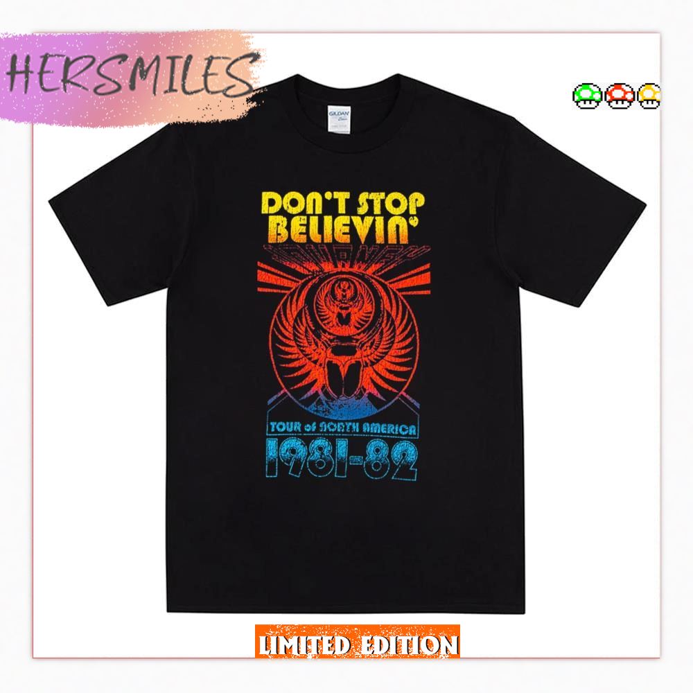 Don’t Stop Believin Of North American 1981 1982 2023 New Tour T-shirt