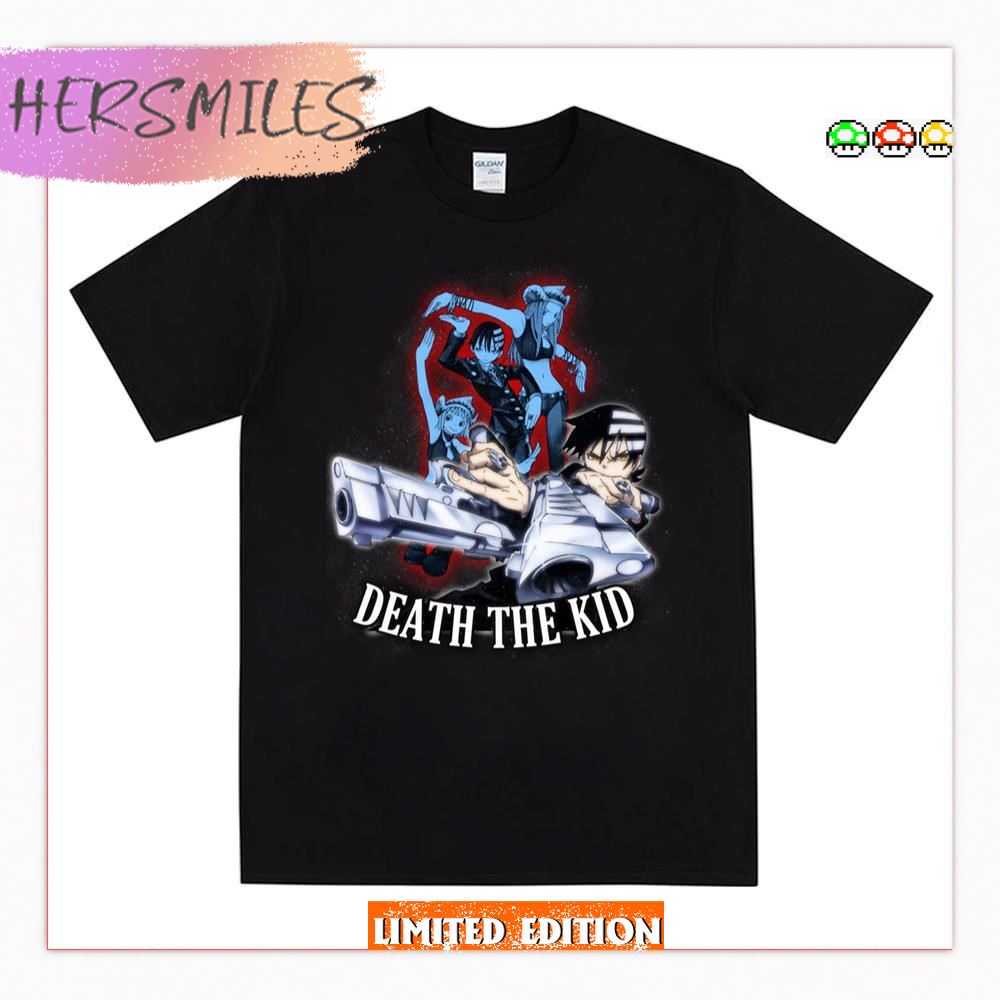 Eater Anime Death The Kid Collage Art T-shirt