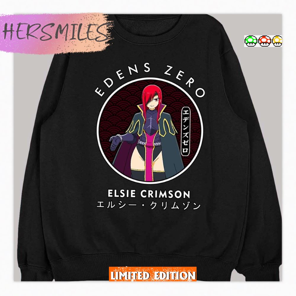 Elsie Crimson In The Circle Up Edens Zero T-shirt