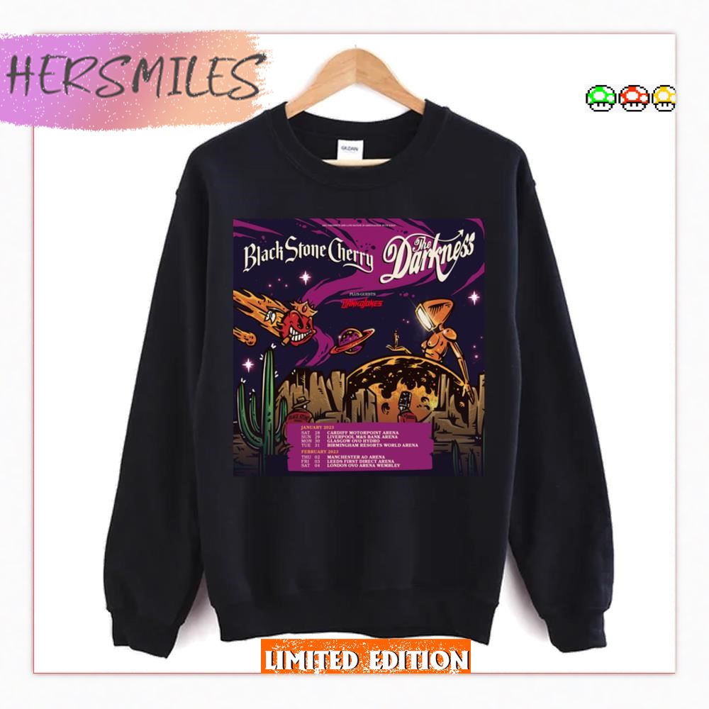 England The Darkness 2023 New Tour T-shirt England The Darkness 2023 New Tour T-shirt
