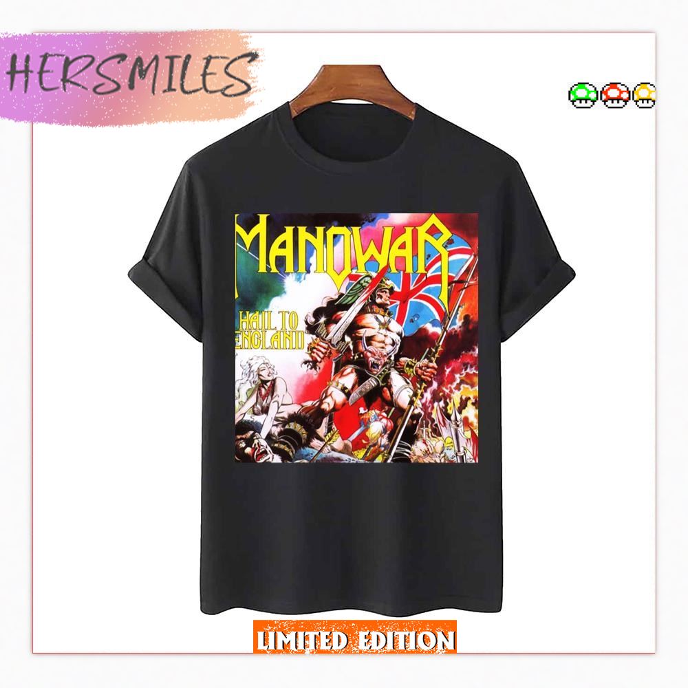 England To Hail Manowar Masep 2023 New Tour T-shirt